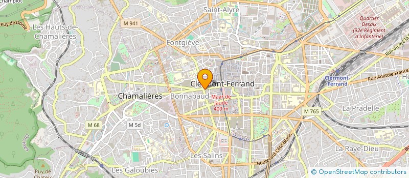 localisation de l'entreprise SARL SIAM  CLERMONT-FERRAND