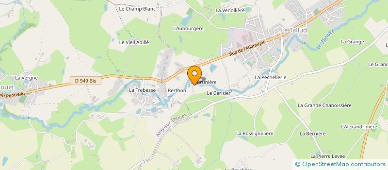 localisation de l'entreprise SARL SICAGRI à LA CHAPELLE-BERTRAND