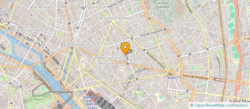 localisation de l'entreprise SARL SICART ET FILLE  PARIS