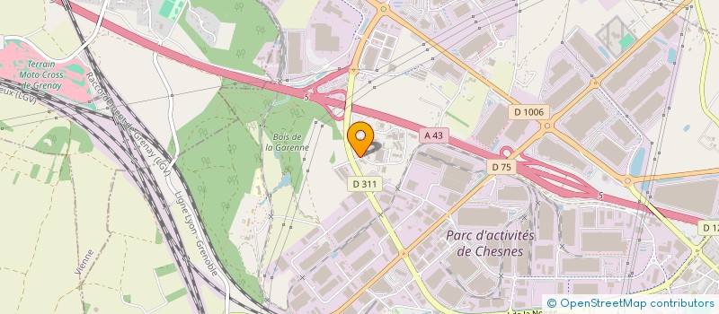 localisation de l'entreprise SARL SIDAN  SAINT-QUENTIN-FALLAVIER