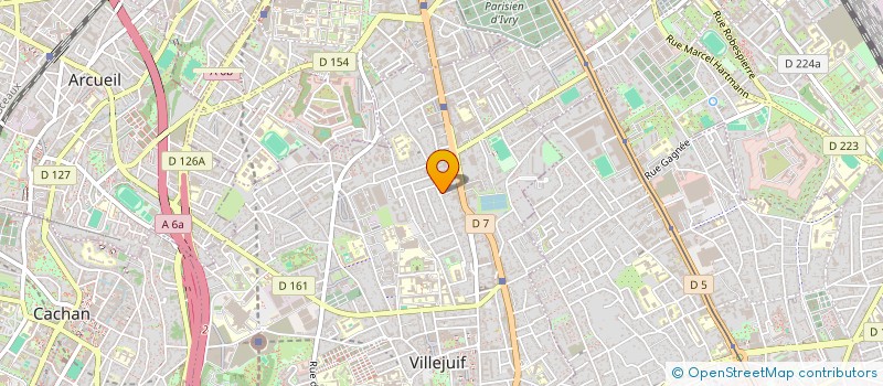 localisation de l'entreprise SARL SIDGER  VILLEJUIF