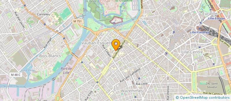 localisation de l'entreprise SARL SIDONIE à LILLE