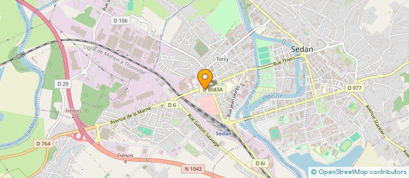 localisation de l'entreprise SARL SIECKER BOQUELET  SEDAN