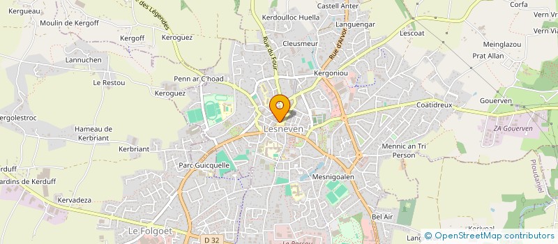 localisation de l'entreprise SARL SIECLES ET LEGENDES à LESNEVEN