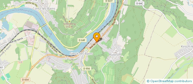 localisation de l'entreprise SARL SIERCK DISTRIBUTION à SIERCK-LES-BAINS