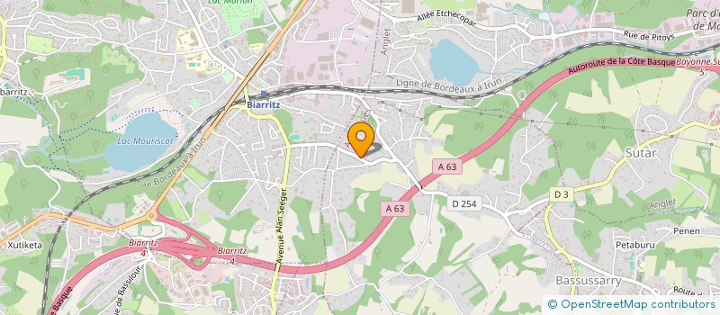 localisation de l'entreprise SARL SIG SECURITE à ARCANGUES