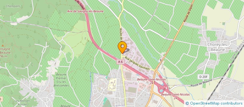 localisation de l'entreprise SARL SIGNATURE à SAVIGNY-LES-BEAUNE