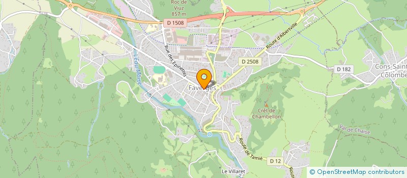 localisation de l'entreprise SARL SILASKO  FAVERGES-SEYTHENEX