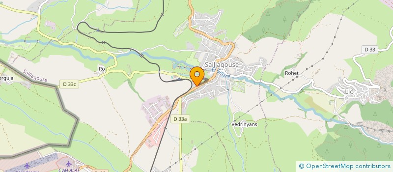 localisation de l'entreprise SARL SILEX  SAILLAGOUSE