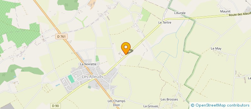 localisation de l'entreprise SARL SILOS FRANCE à BRISSAC LOIRE AUBANCE