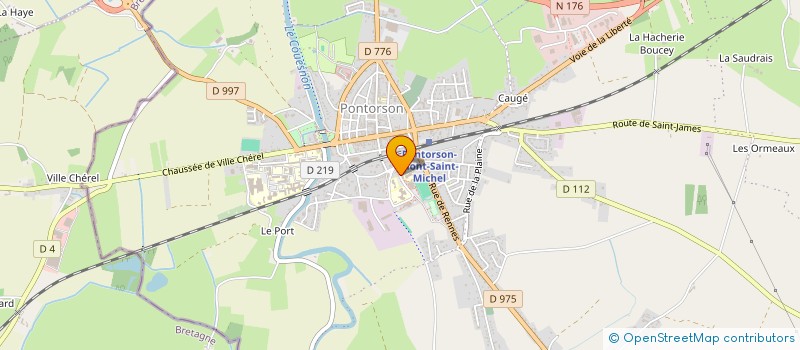 localisation de l'entreprise SARL SILVA à PONTORSON
