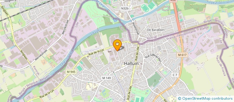 localisation de l'entreprise SARL SILVASOL  HALLUIN