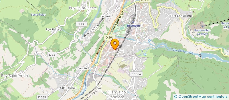 localisation de l'entreprise SARL SILVESTRE ET FILS à BRIANCON