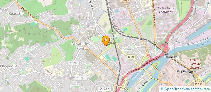 localisation de l'entreprise SARL SILVESTRI  METZ