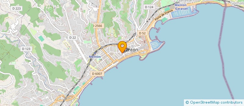 localisation de l'entreprise SARL SIMA à MENTON