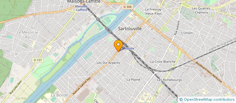 localisation de l'entreprise SARL SIMA MARKET  SARTROUVILLE