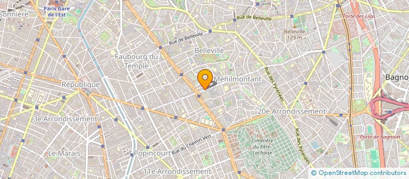 localisation de l'entreprise SARL SIMAX  PARIS