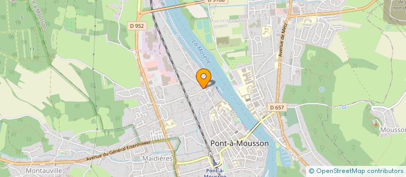 localisation de l'entreprise SARL SIMON GABRIEL  PONT-A-MOUSSON