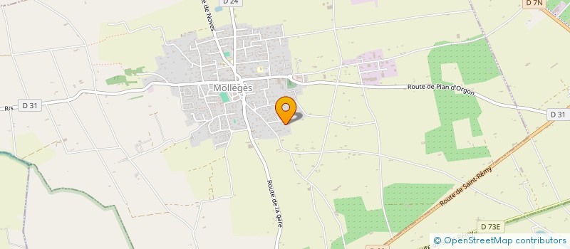 localisation de l'entreprise SARL SIMONELLI FRERES à MOLLEGES