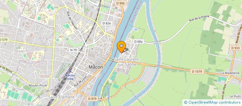 localisation de l'entreprise SARL SIMONET à SAINT-LAURENT-SUR-SAONE