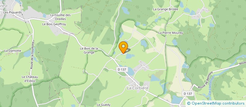 localisation de l'entreprise SARL SIMONIN  LA CORBIERE