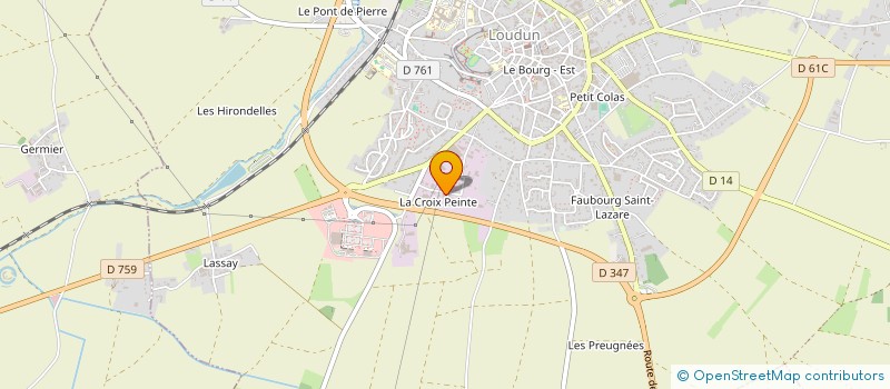 localisation de l'entreprise SARL SIMONNEAU à LOUDUN