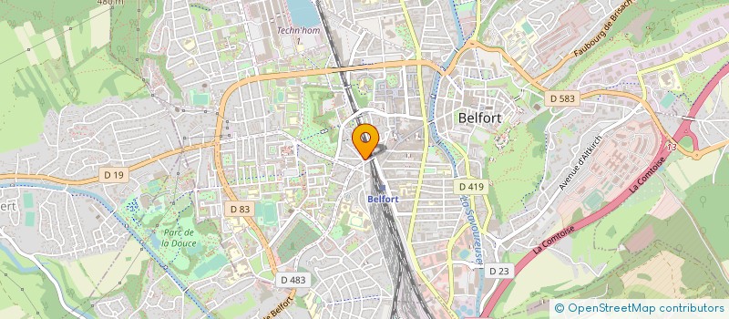localisation de l'entreprise SARL SIMSOR à BELFORT
