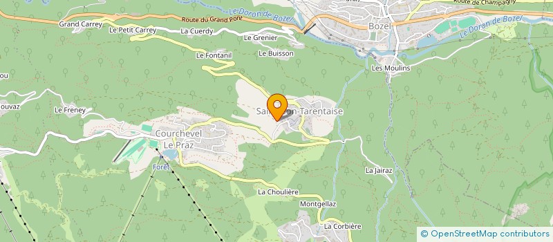 localisation de l'entreprise SARL SINGLE FIN à COURCHEVEL