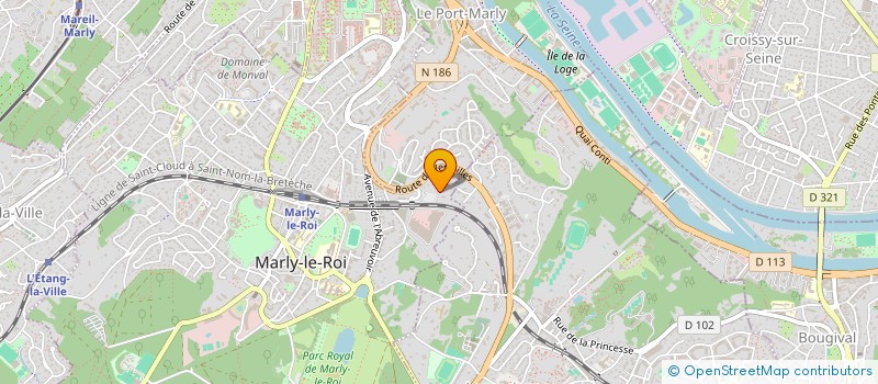 localisation de l'entreprise SARL SINIRAM à MARLY-LE-ROI