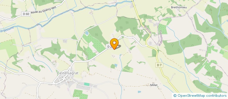 localisation de l'entreprise SARL SINS  CASTELSAGRAT