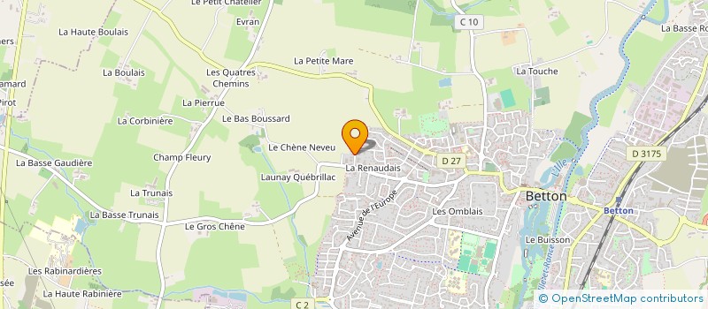 localisation de l'entreprise SARL SINTEC à BETTON