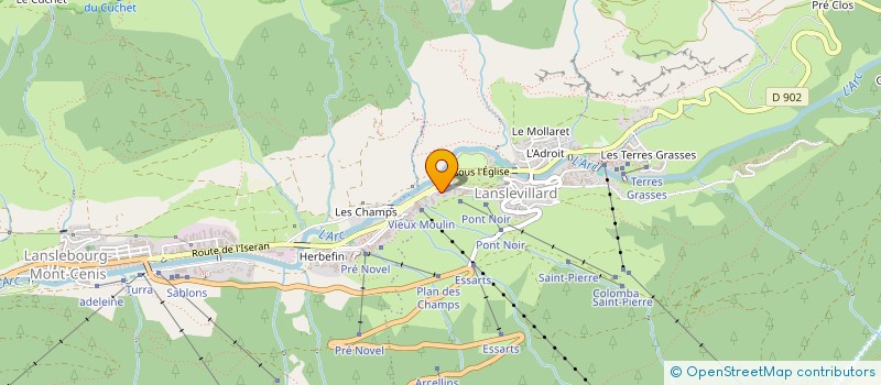 localisation de l'entreprise SARL SINTRA SPFPL DE PHARMACIEN D'OFFICINE  VAL-CENIS