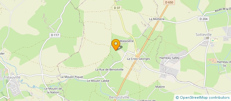 localisation de l'entreprise SARL SIOUVILLE FILS  BENOITVILLE