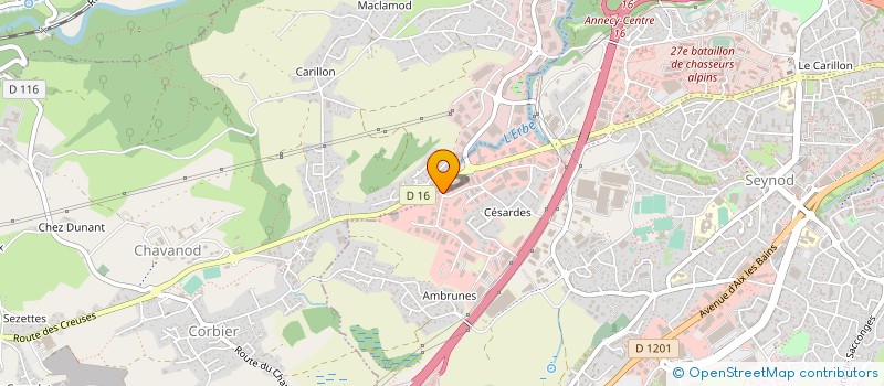 localisation de l'entreprise SARL SIPRA à ANNECY