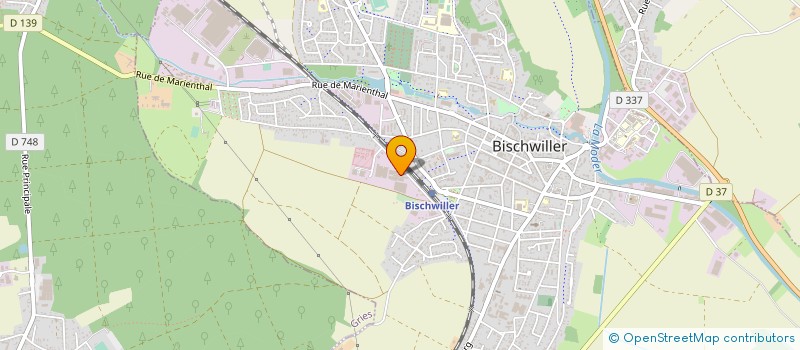 localisation de l'entreprise SARL SIRC TOLERIE à BISCHWILLER