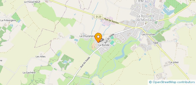 localisation de l'entreprise SARL SIRET DIDIER à LA BOISSIERE-DE-MONTAIGU