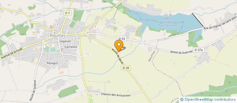 localisation de l'entreprise SARL SIROT  RIEUMES