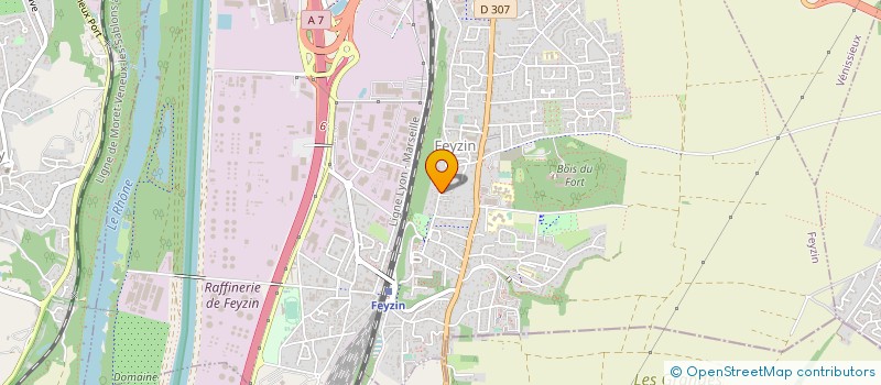 localisation de l'entreprise SARL SIRVEM SECU INFO RES VENT ELEC  FEYZIN