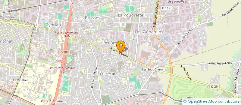 localisation de l'entreprise SARL SIS AUTOMOBILES  VAULX-EN-VELIN