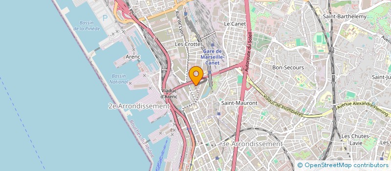 localisation de l'entreprise SARL SISEK à MARSEILLE