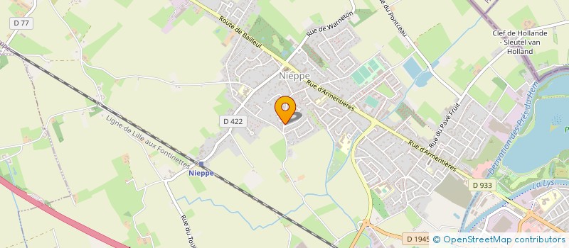 localisation de l'entreprise SARL SIX à NIEPPE