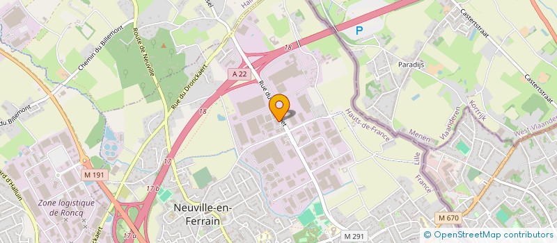 localisation de l'entreprise SARL SIX  NEUVILLE-EN-FERRAIN