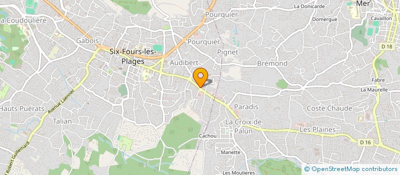 localisation de l'entreprise SARL SIX FOURS MEUBLES à SIX-FOURS-LES-PLAGES