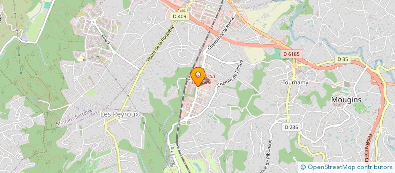 localisation de l'entreprise SARL SIXIEME BULLE à MOUGINS