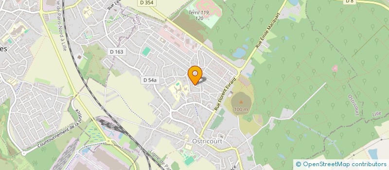 localisation de l'entreprise SARL SIXTINE  OSTRICOURT