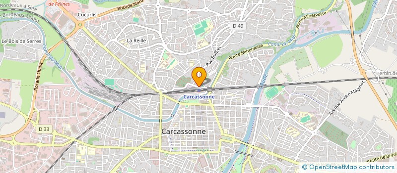 localisation de l'entreprise SARL SKI PLUS  CARCASSONNE