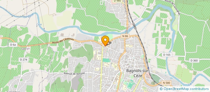 localisation de l'entreprise SARL SKIATHOS à BAGNOLS-SUR-CEZE