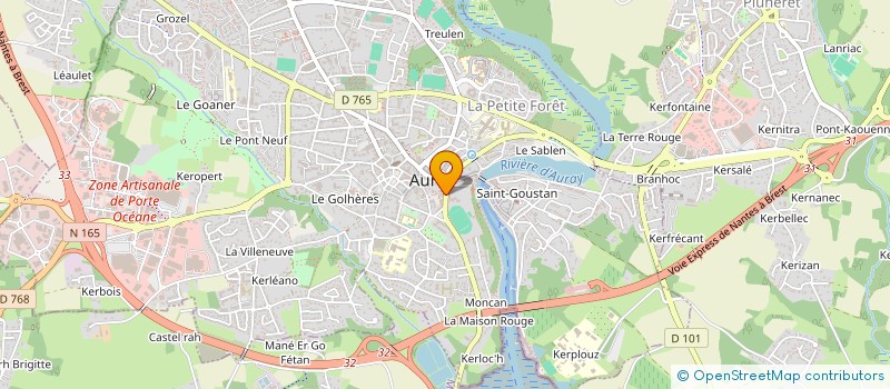 localisation de l'entreprise SARL SKORN NOMADEZ à AURAY