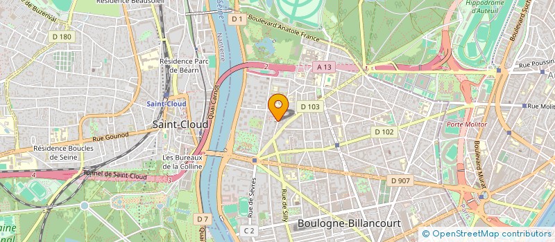 localisation de l'entreprise SARL SKYPRESS à BOULOGNE-BILLANCOURT