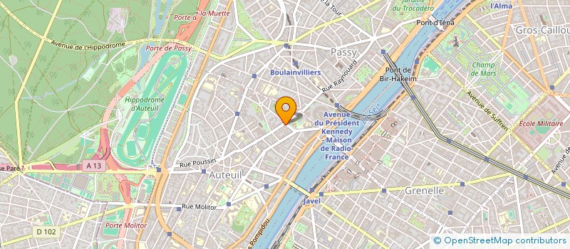 localisation de l'entreprise SARL SL  PARIS